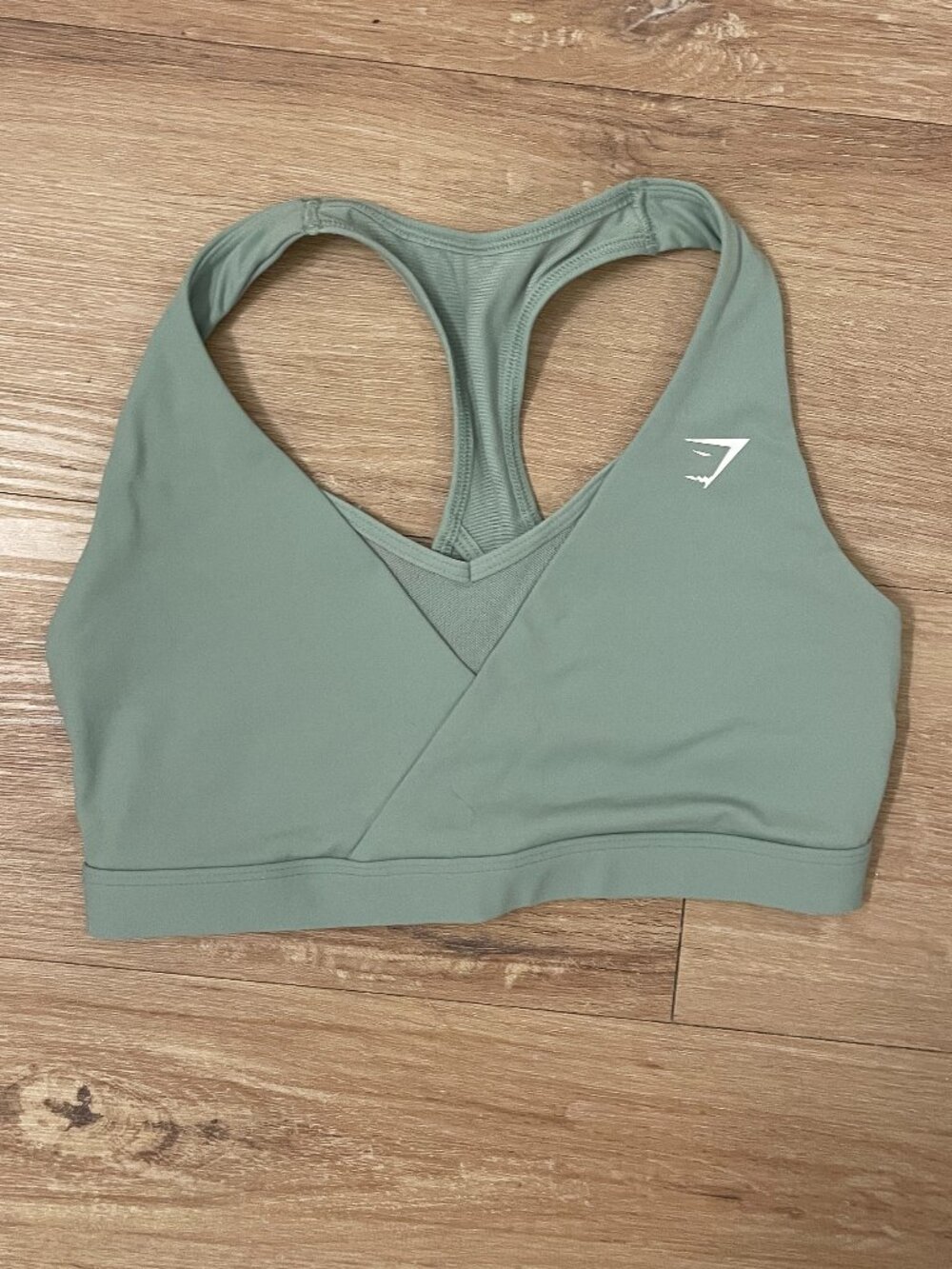 Gymshark Sage Green Sports Bra